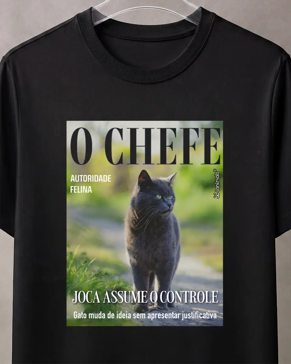 Camiseta Capa de Revista - Personalizada