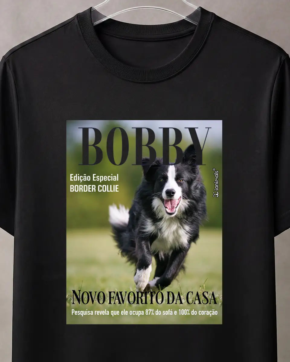 Camiseta Capa de Revista - Personalizada