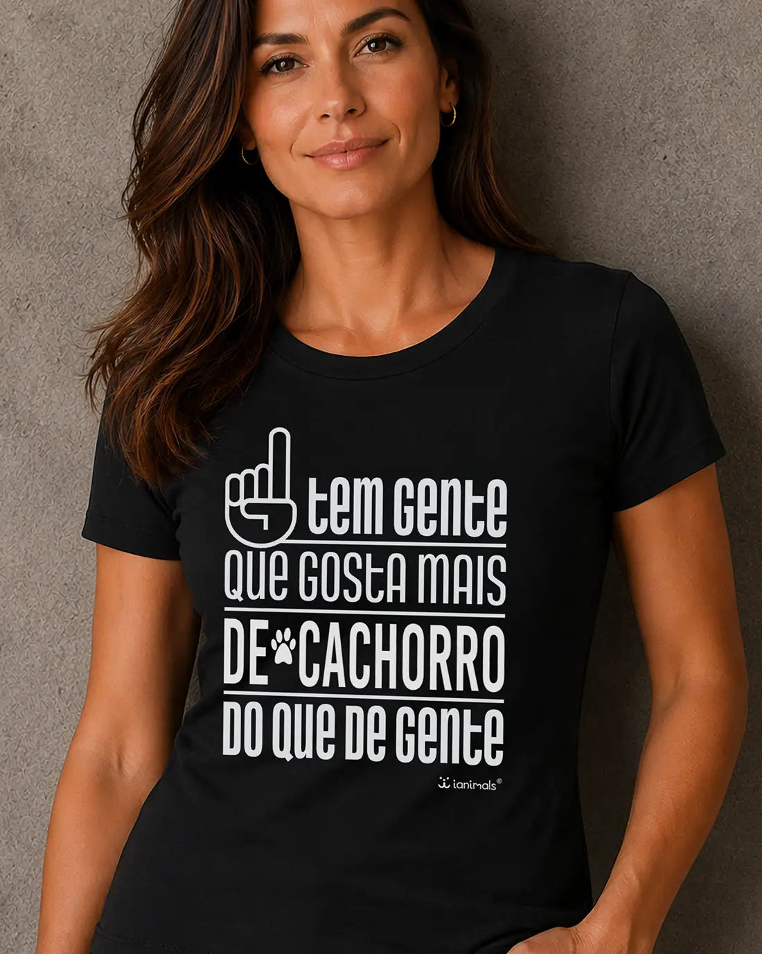 Camiseta Tem Gente que gosta mais de Bicho - Personalizada