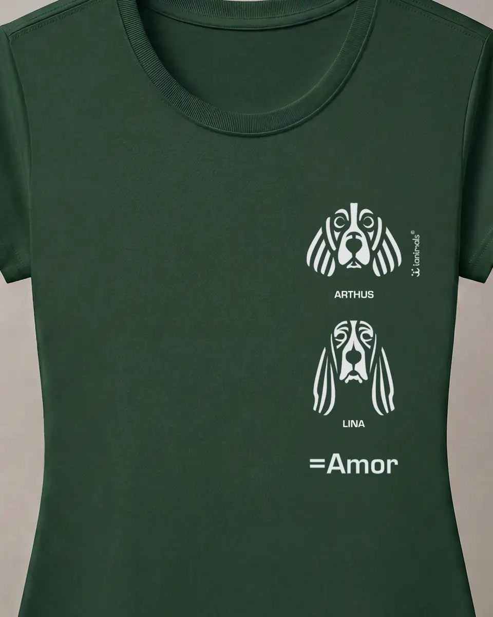 Camiseta Tribal de 1 a 9 Cães - PERSONALIZADA