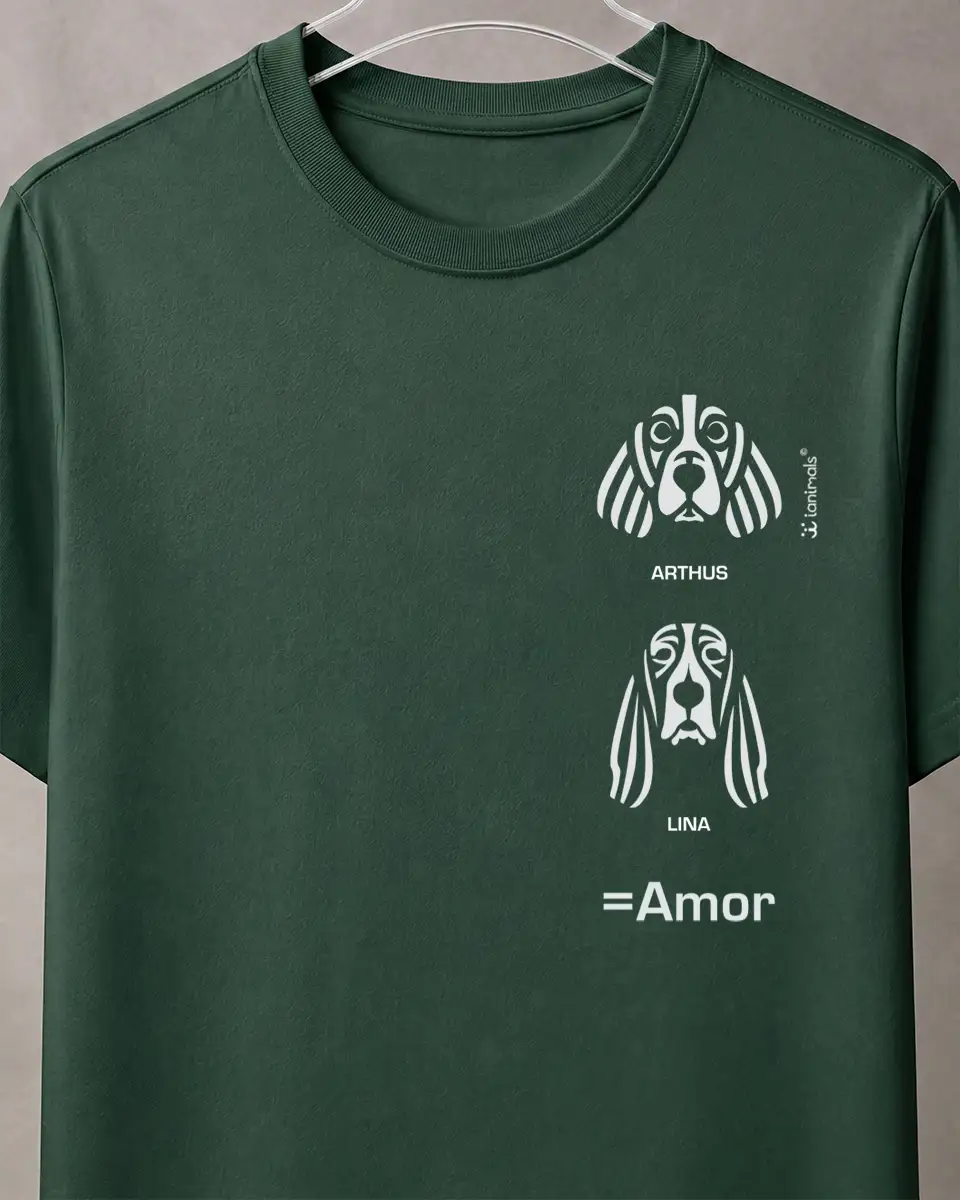 Camiseta Tribal de 1 a 9 Cães - PERSONALIZADA