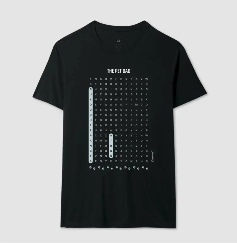 Camiseta Caça Palavras - Personalizada