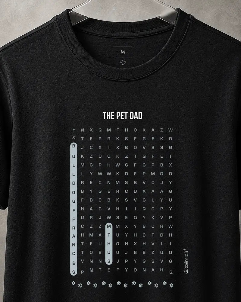 Camiseta Caça Palavras - Personalizada