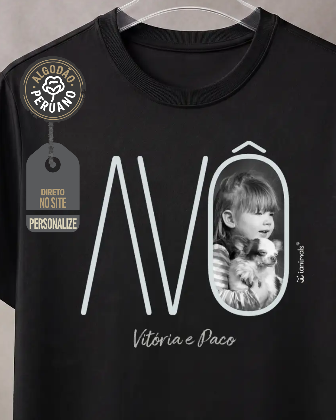 Camiseta INCA SOFT Avós e Bisavós - Personalizada