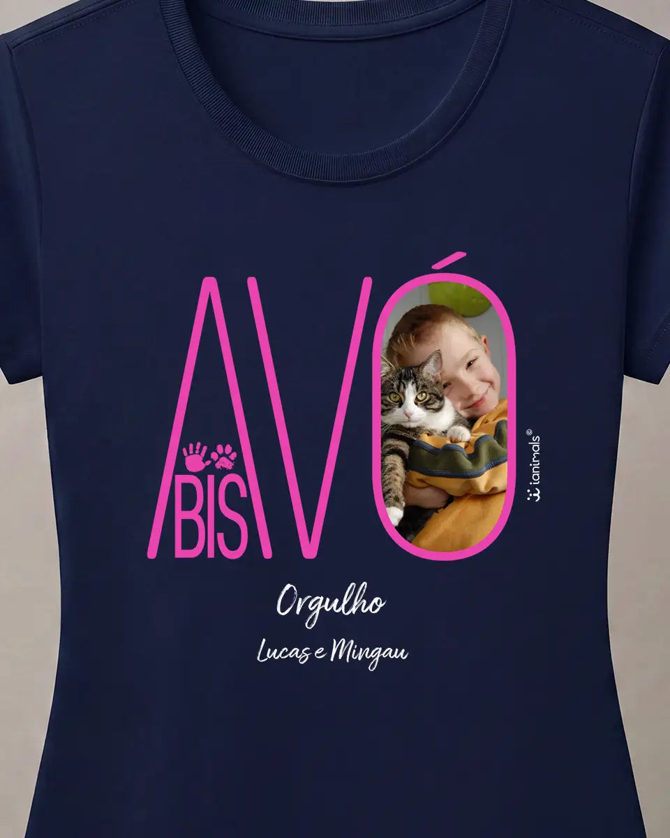 Camiseta Avós e Bisavós - Personalizada