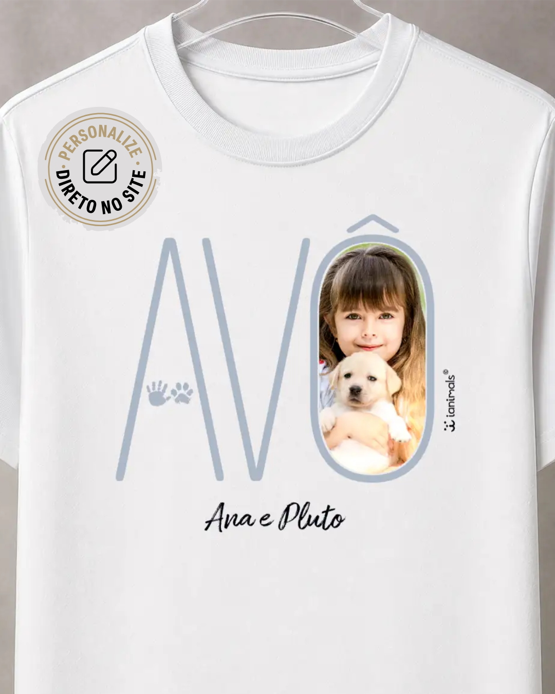 Camiseta Avós e Bisavós - Personalizada