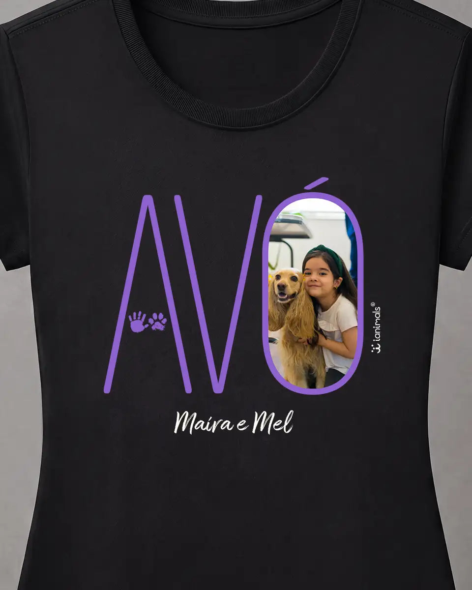 Camiseta Avós e Bisavós - Personalizada