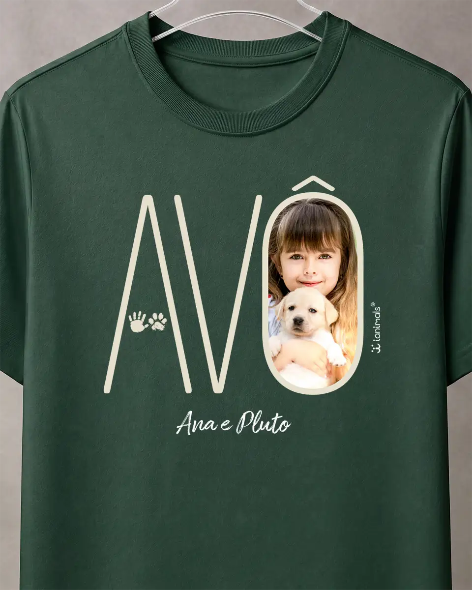 Camiseta Avós e Bisavós - Personalizada