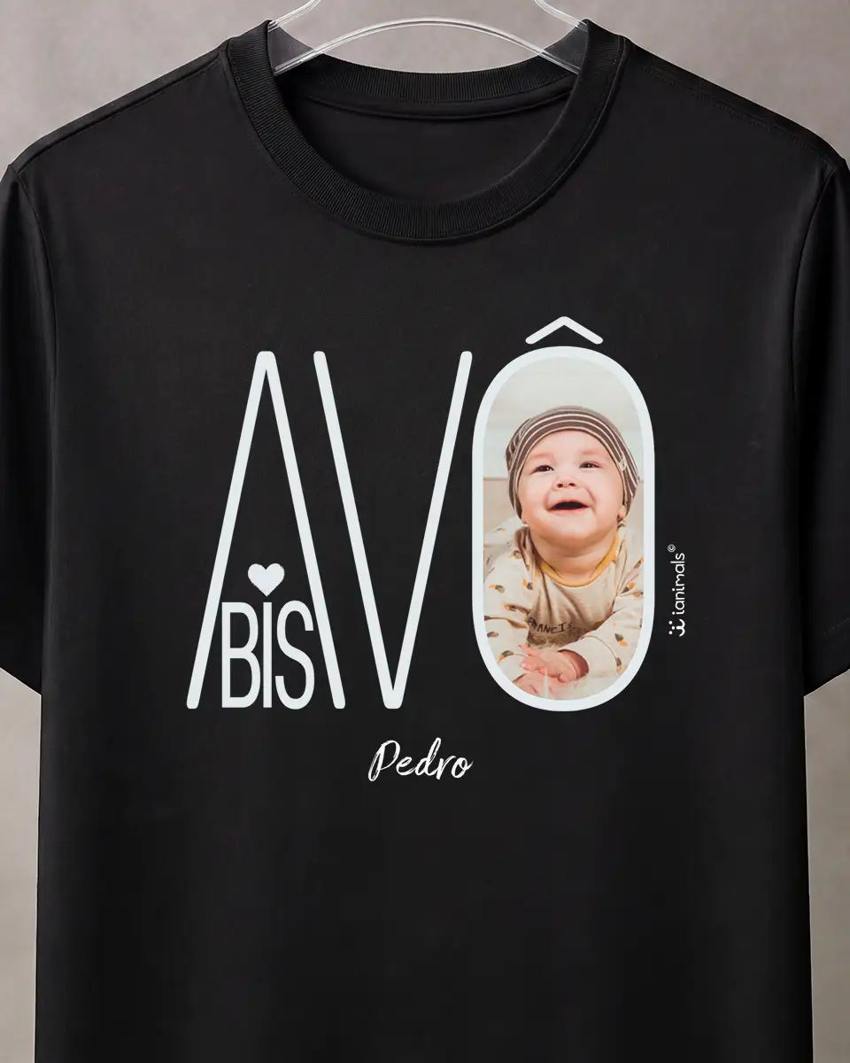 Camiseta Avós e Bisavós - Personalizada