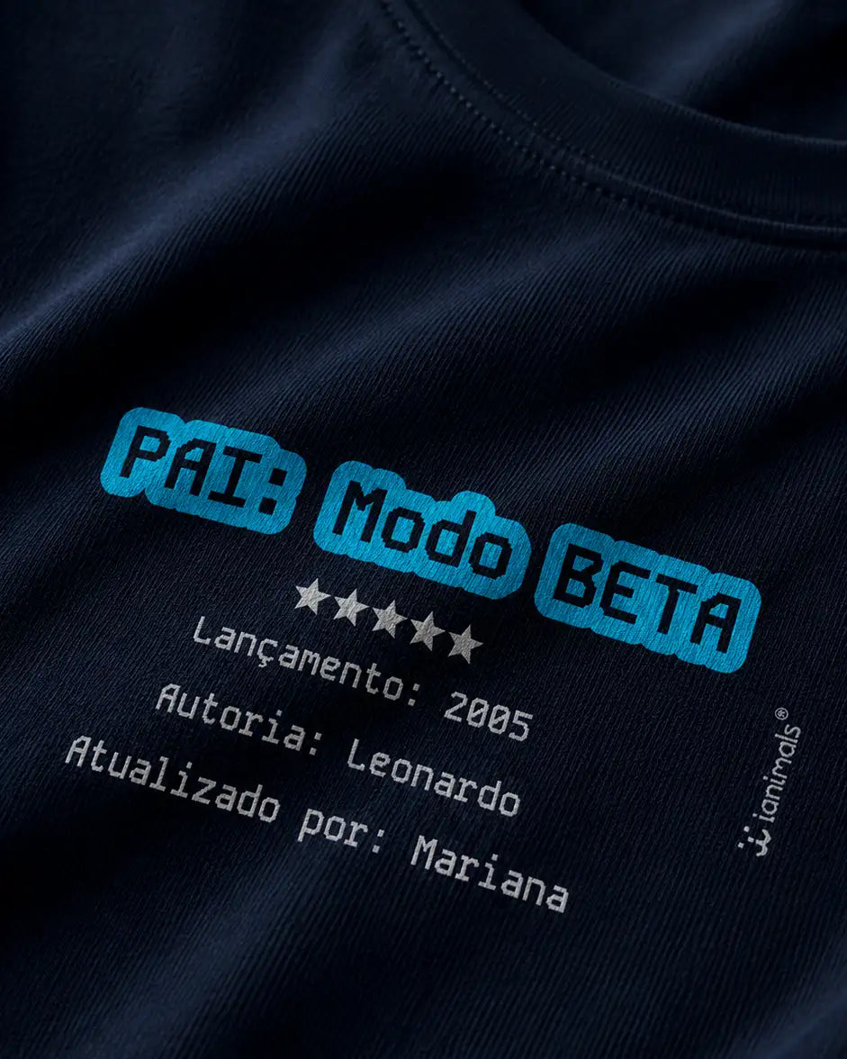 Camiseta Família Modo Beta - Personalizada - iAnimals