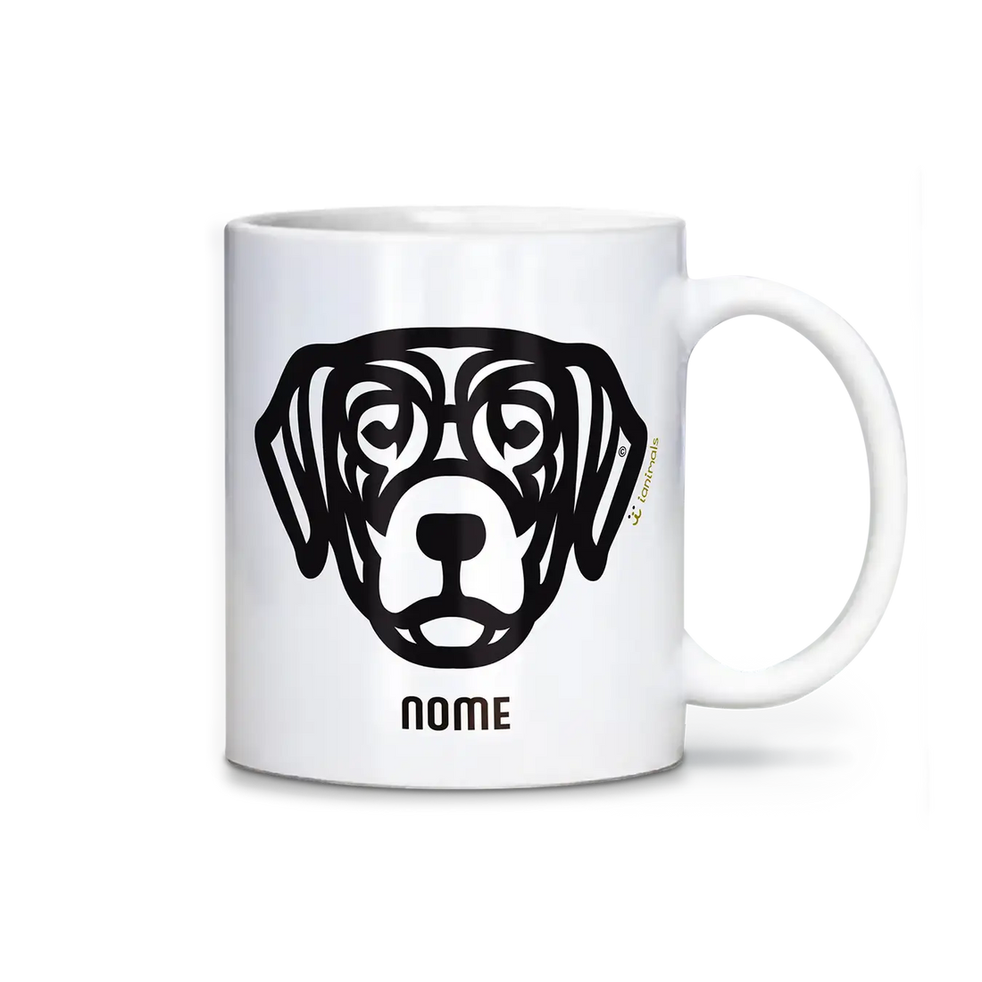 Caneca Labrador Personalizada Tribal - iAnimals