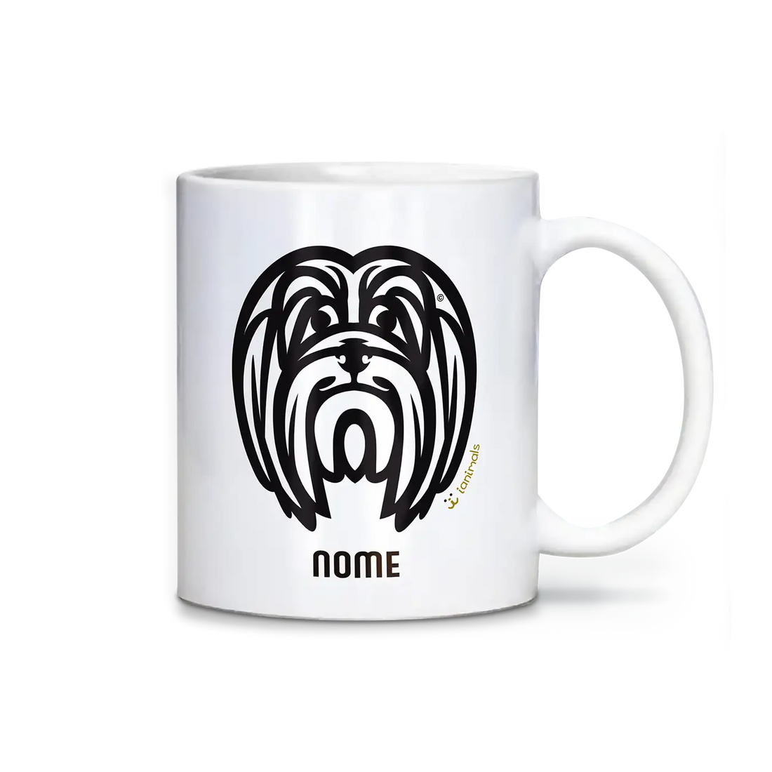 Caneca Lhasa Apso Personalizada Tribal - iAnimals