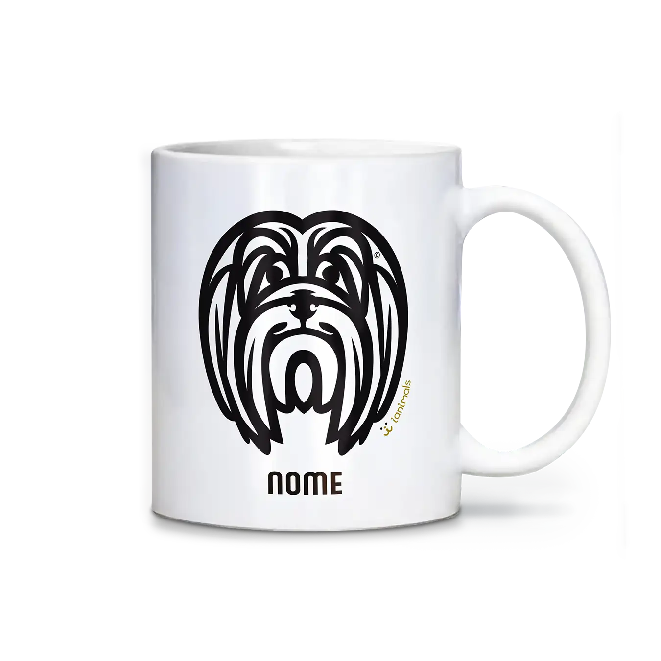 Caneca Lhasa Apso Personalizada Tribal - iAnimals