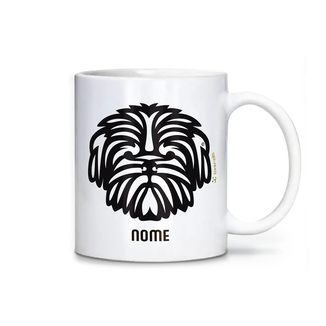 Caneca Shih Tzu Personalizada Tribal - iAnimals