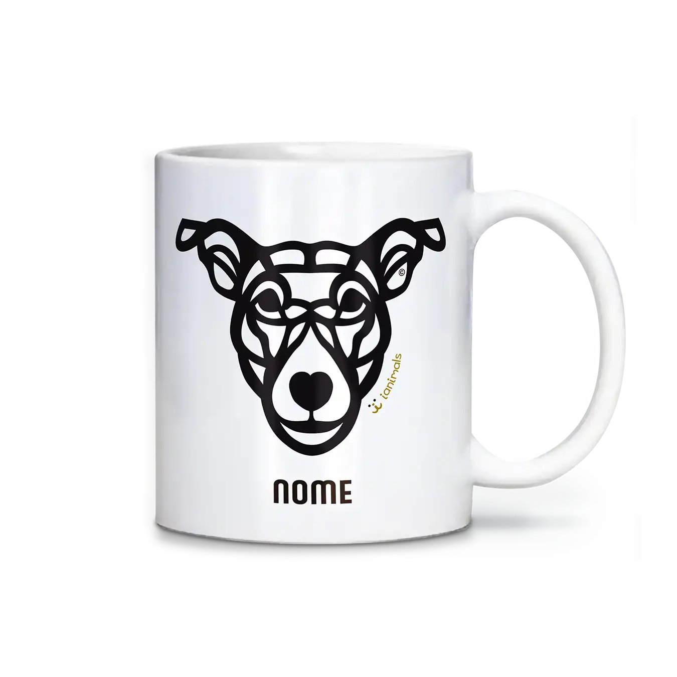 Caneca Vira-Lata Personalizada Tribal - iAnimals