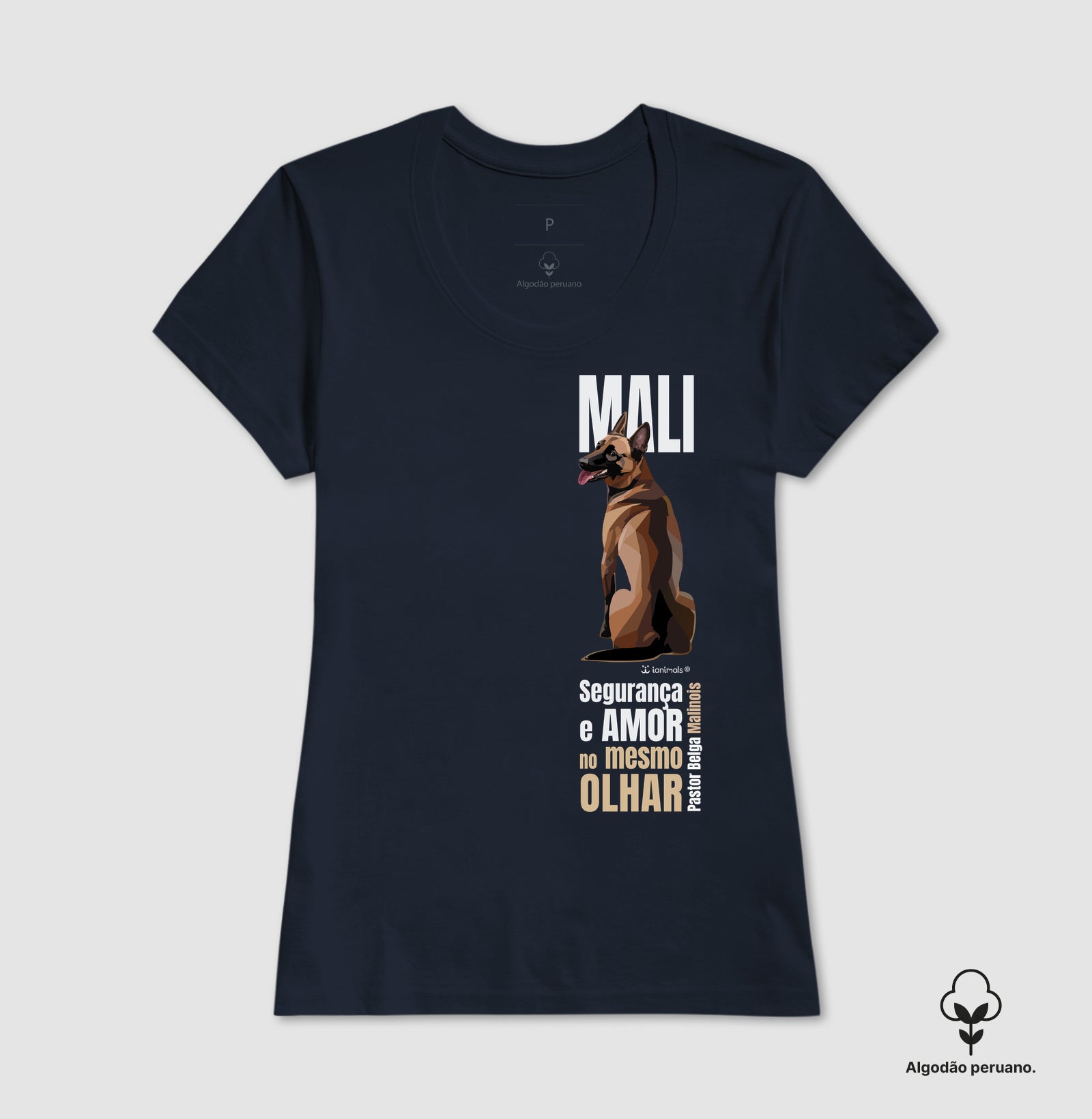 Camiseta INCA SOFT Malinois - Olhar - Essência