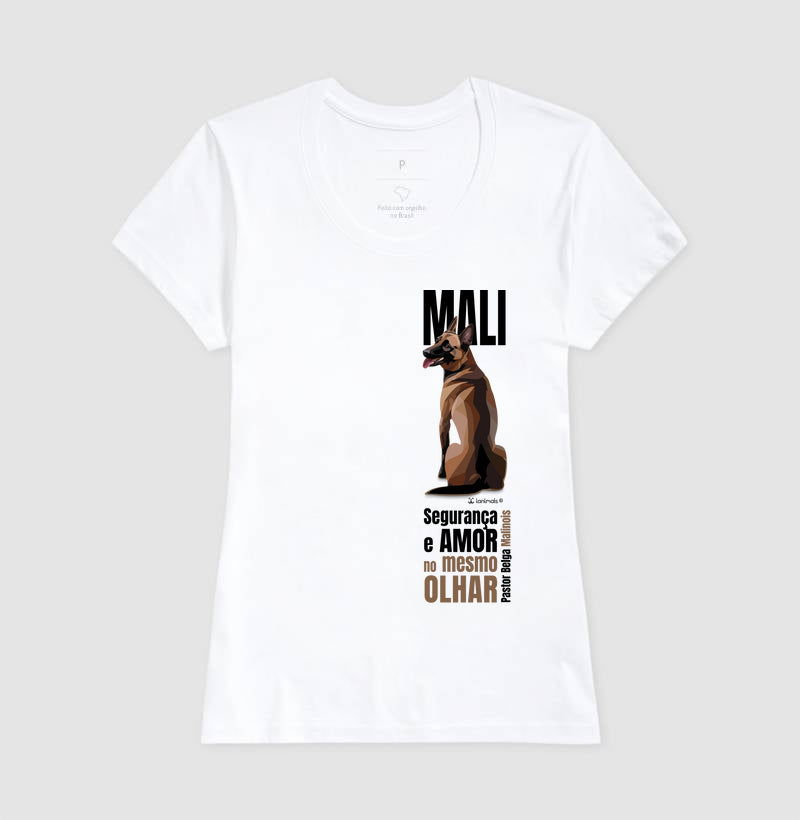 Camiseta Malinois - Olhar - Essência