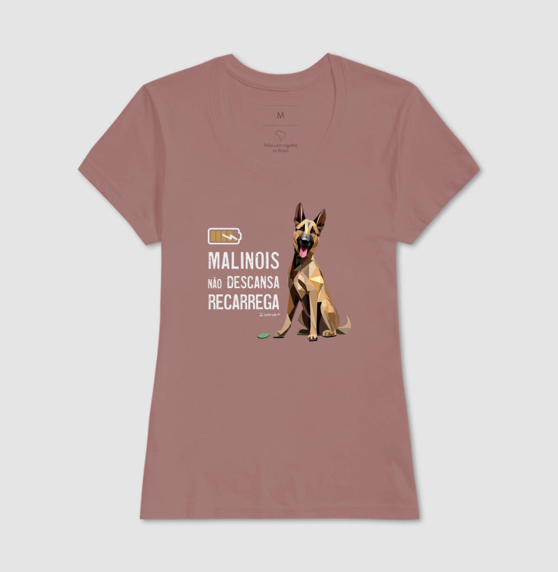 Camiseta Malinois Não Descansa - Essência