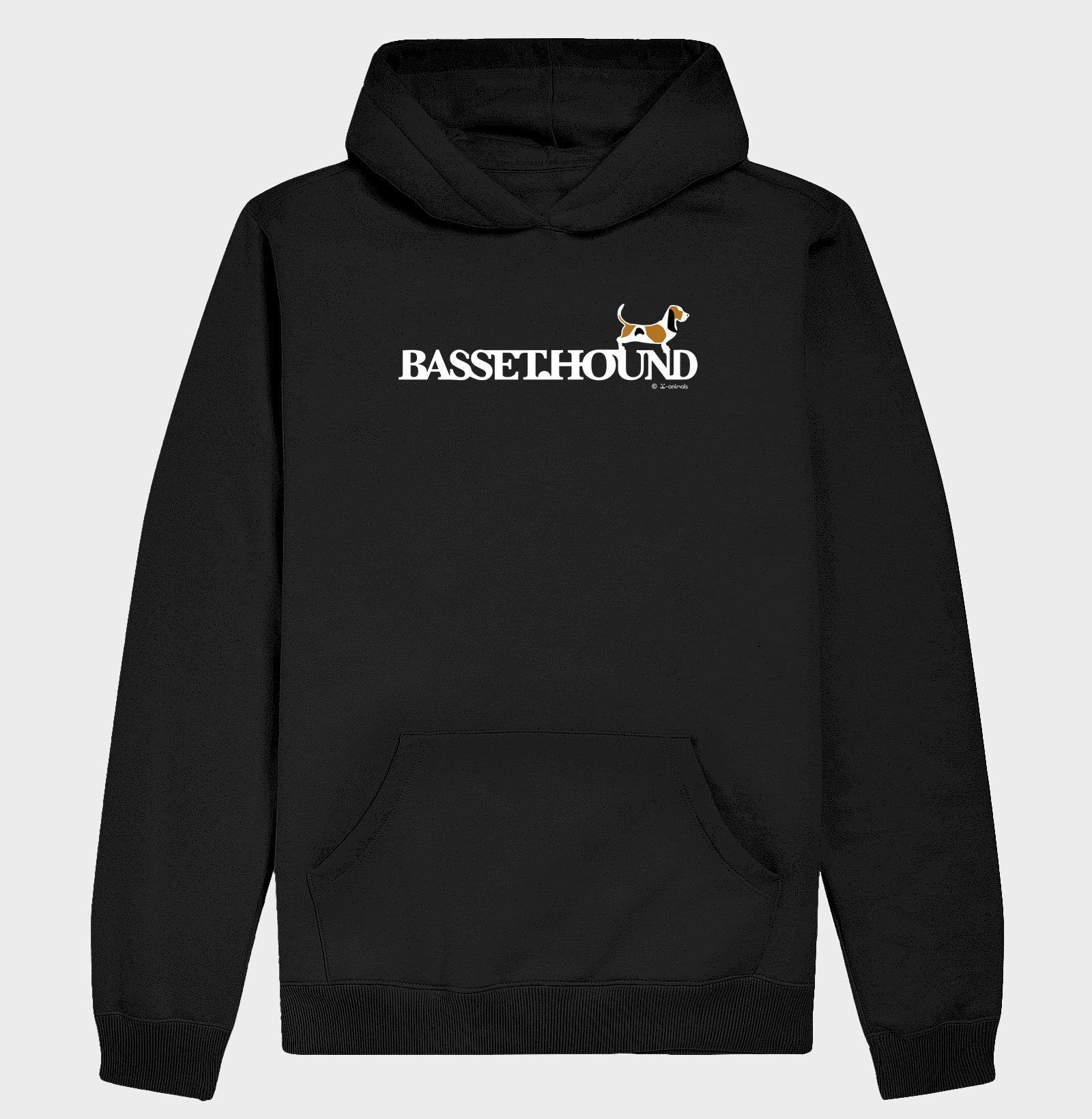 Moletom com Capuz Basset Hound - Identidade (sem cadarço)