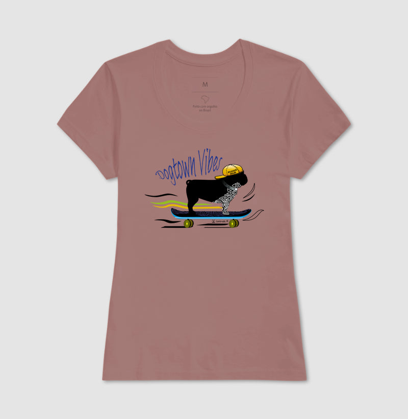 Camiseta Buldogue Inglês - Skatista