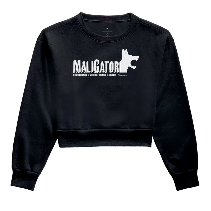 Moletom Cropped Malinois Maligator - Essência