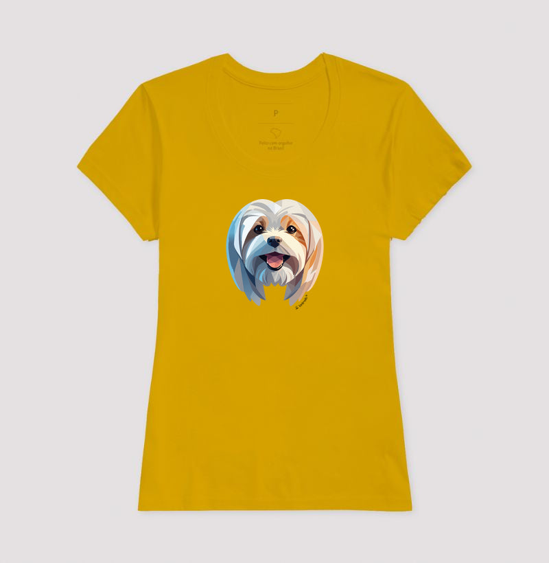 Camiseta Lhasa Apso - Coleções Geoma