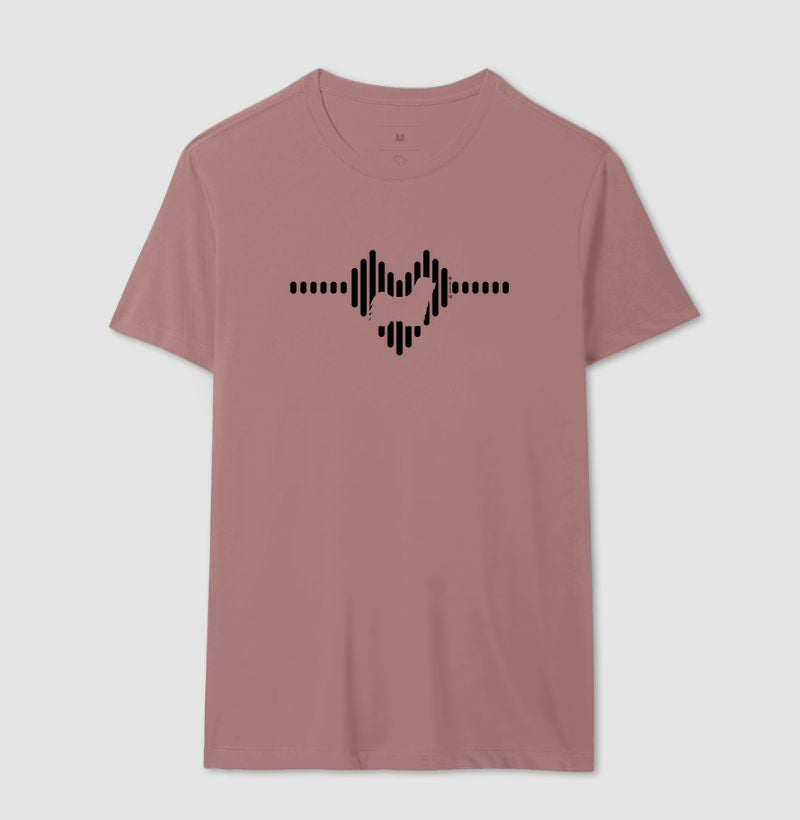 Camiseta Lhasa Apso - Coleção Coração
