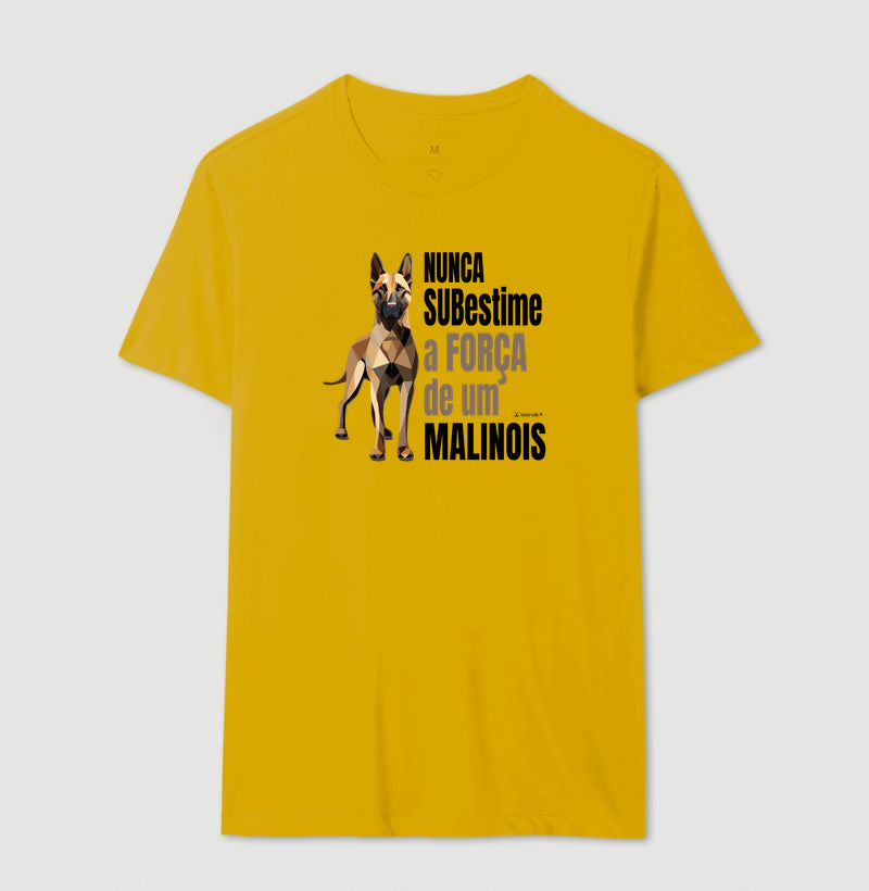 Camiseta Malinois Nunca Subestime - Essência
