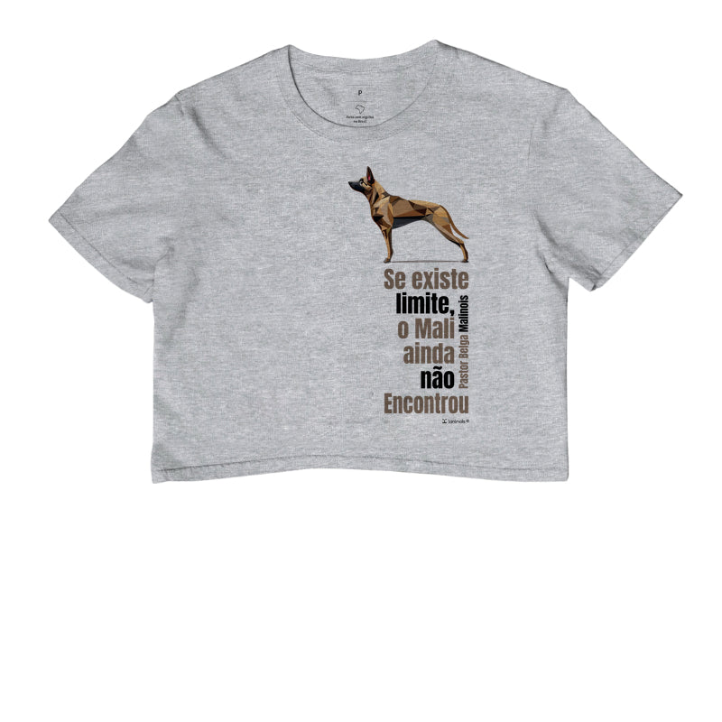 Camiseta Cropped Malinois Limite - Essência
