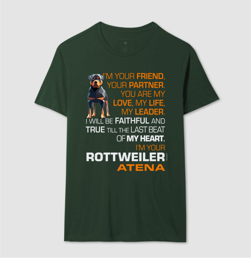 Camiseta Rottweiler Atena - I’m your - Essência