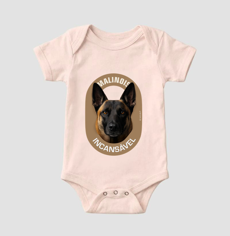 Body Infantil Malinois Incansável - Essência