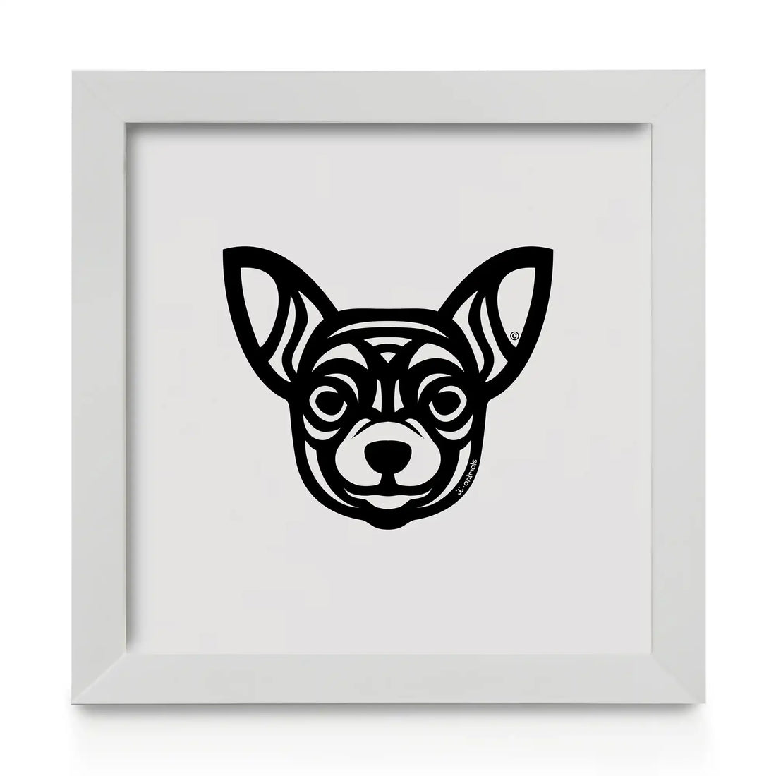 Quadro decorativo Chihuahua- Tribal