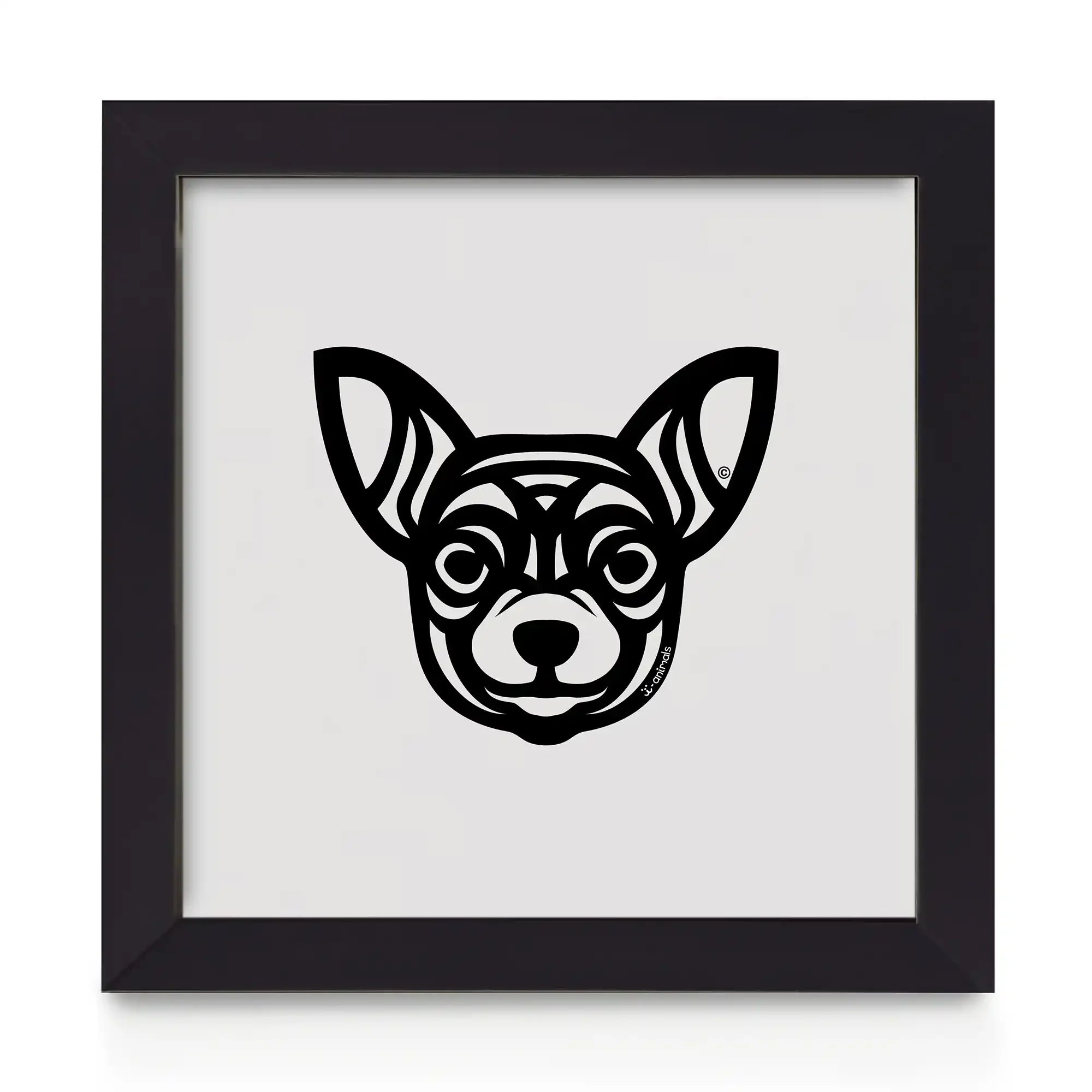Quadro decorativo Chihuahua- Tribal
