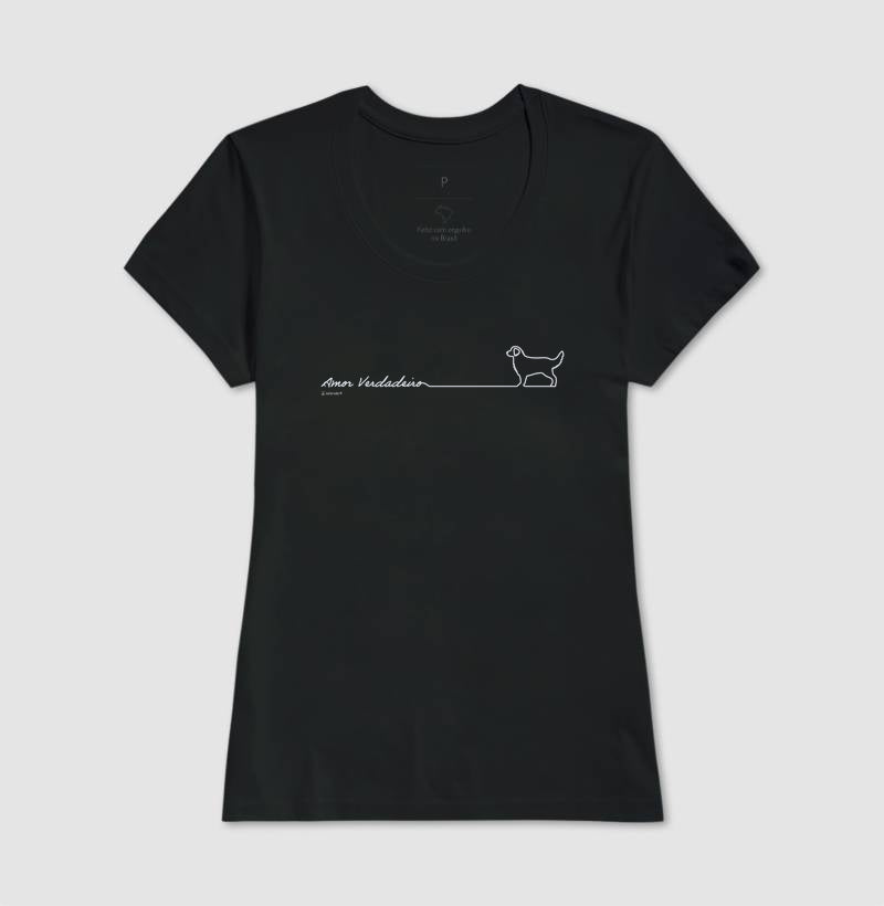 Camiseta Golden Retriever - Amor Verdadeiro