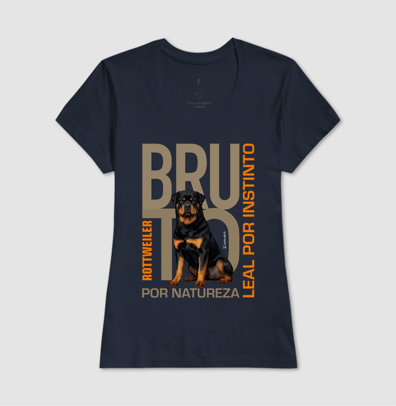Camiseta Rottweiler Bruto por Natureza - Essência