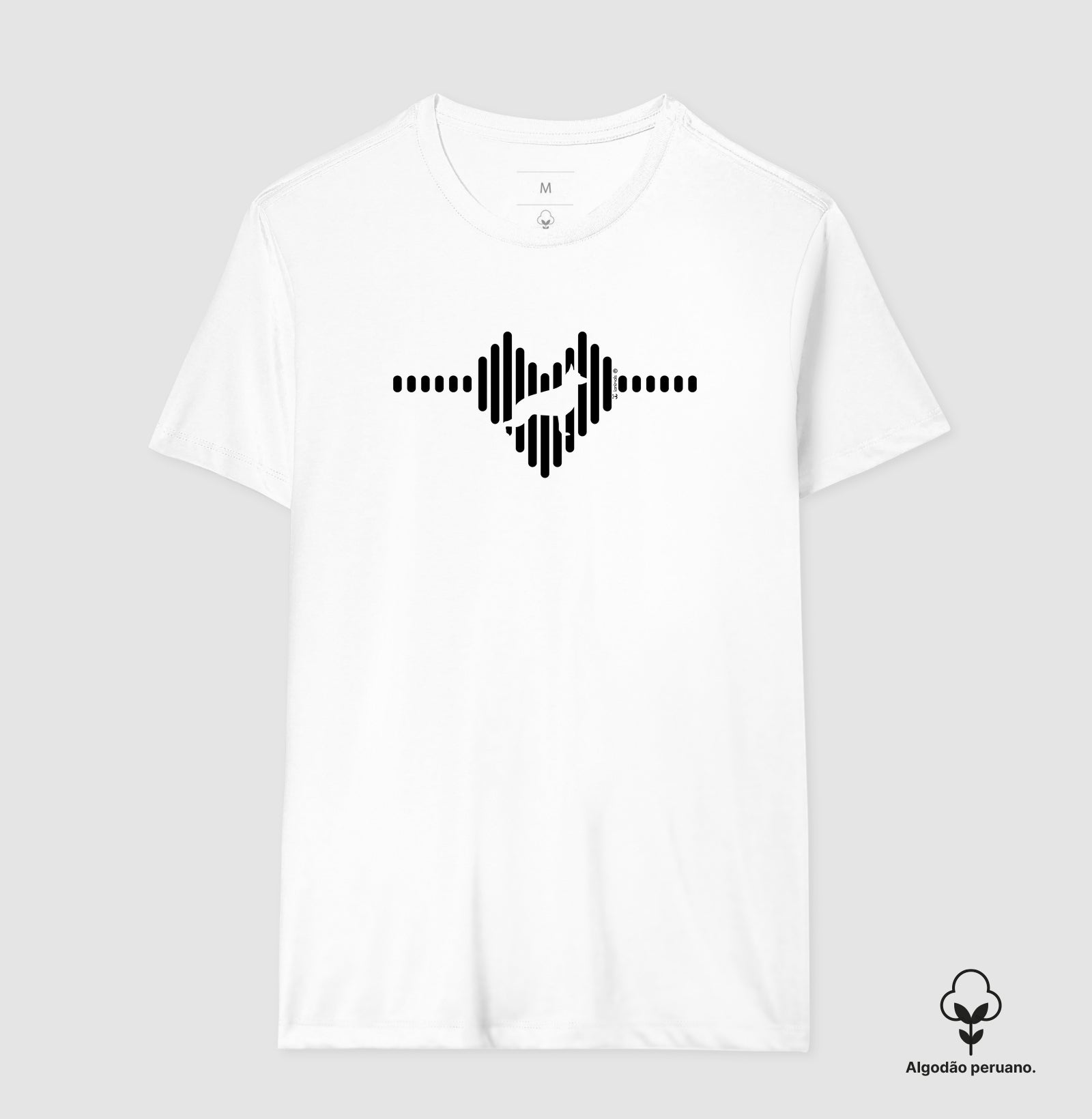 Camiseta Pastor Alemão / INCA SOFT - Coleção Coração