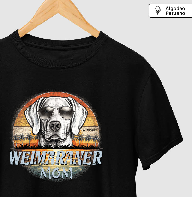Camiseta INCA SOFT Weimaraner MOM Sunset Vintage - Família