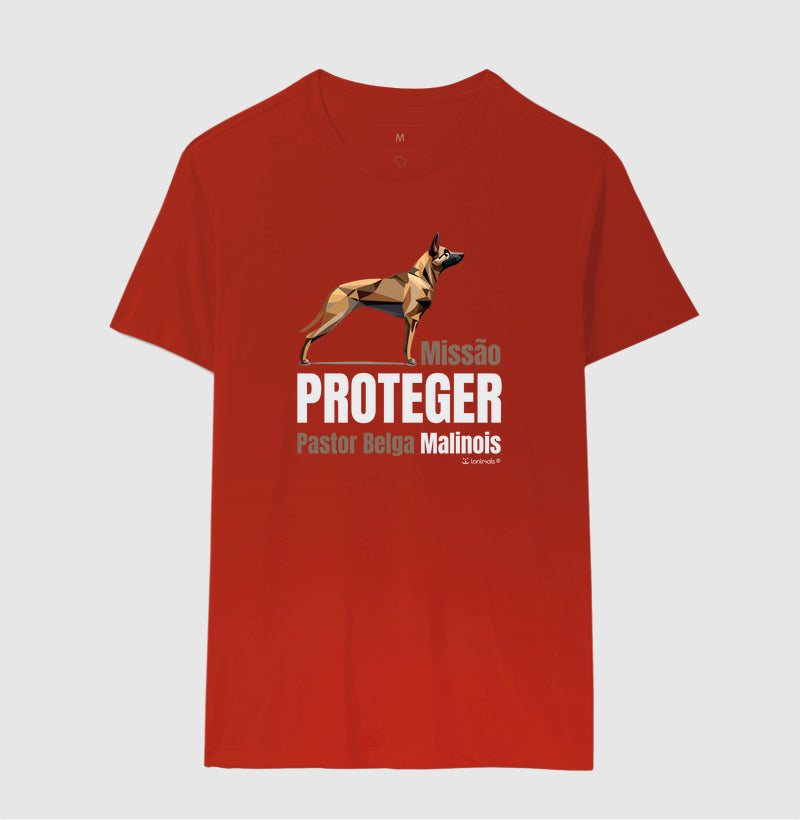 Camiseta Malinois Missão  Proteger - Essência