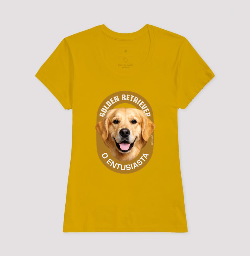 Camiseta Golden Retriever O Entusiasta - Essência
