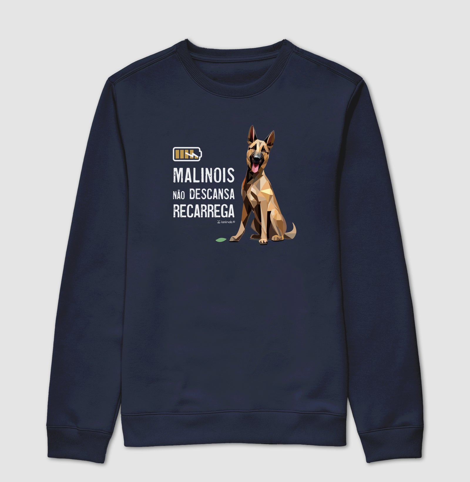 Moletom Suéter Malinois Não Descansa - Essência