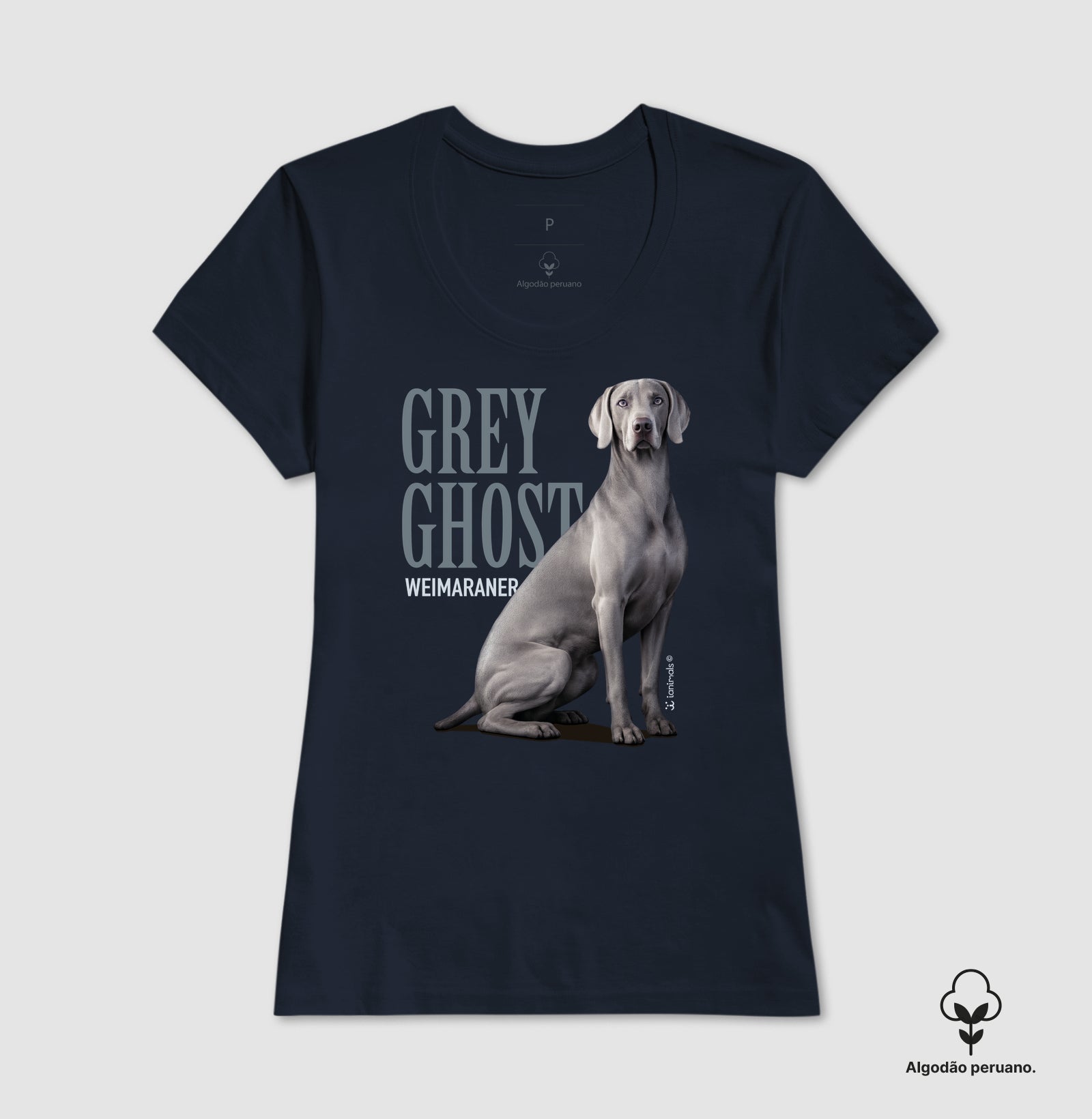 Camiseta INCA SOFT Weimaraner Grey Ghost - Essência