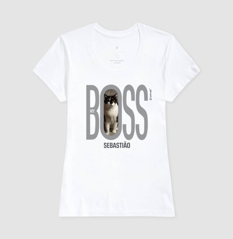 Camiseta My Pet My Boss - Personalizada iAnimals