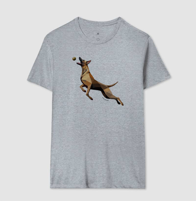 Camiseta Malinois O Pulo - Perfil/Geoma