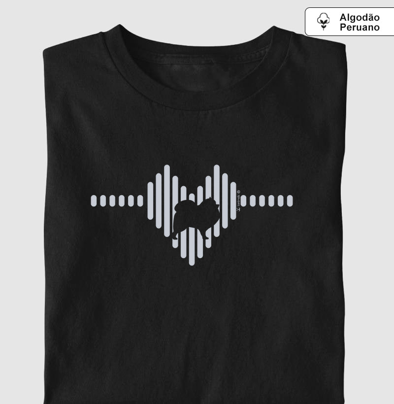 Camiseta Lulu da Pomerânia / INCA SOFT - Coleção Coração