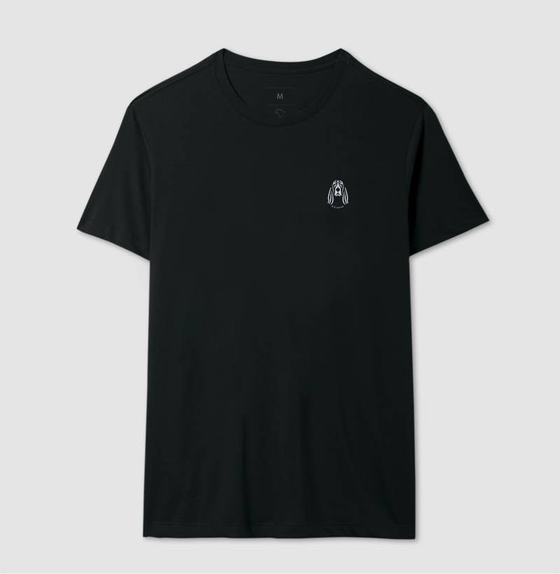 Camiseta Basset Hound - Tribal / Side