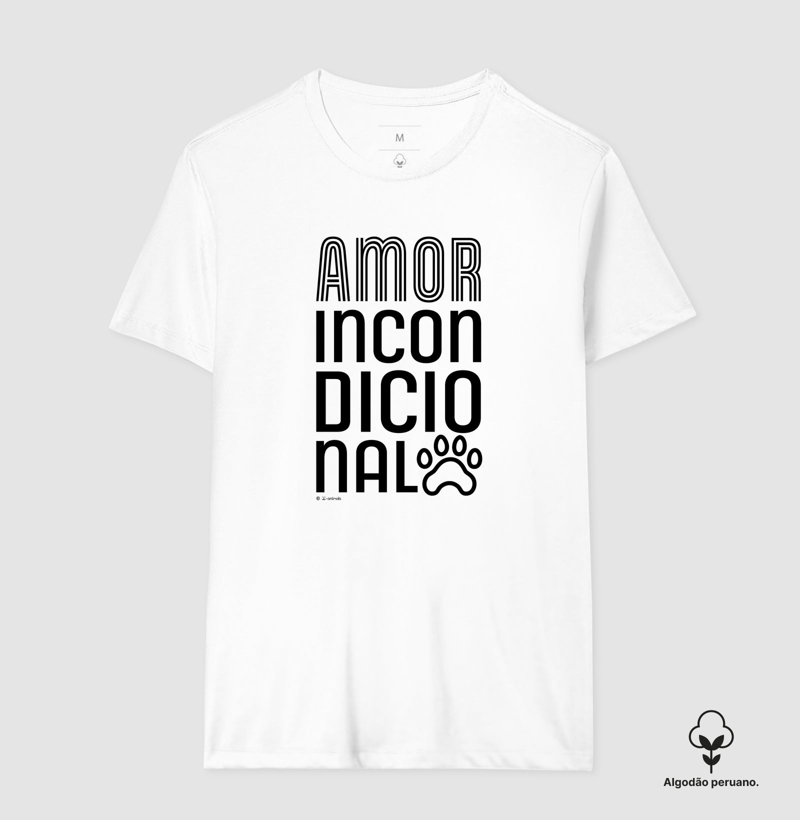 Camiseta “INCA SOFT” Amor Incondicional - Coleção AFETO