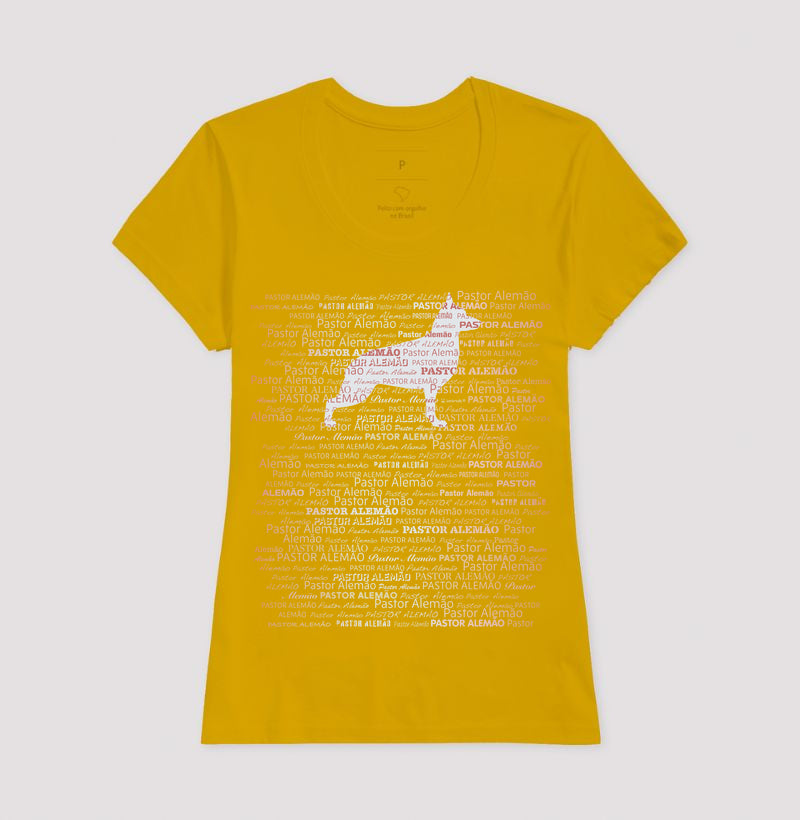 Camiseta Pastor Alemão - Tessitura