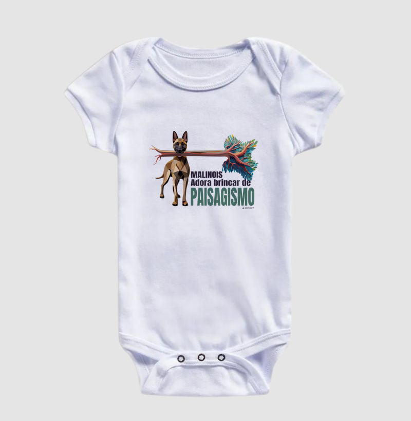 Body Infantil Malinois Paisagismo - Essência