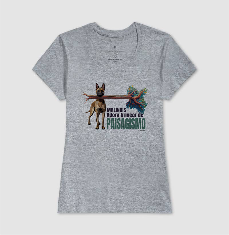 Camiseta Malinois Paisagismo - Essência