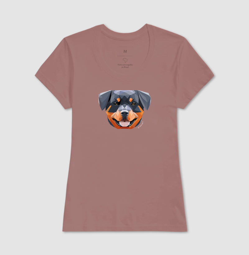 Camiseta Rottweiler Feliz - Geoma
